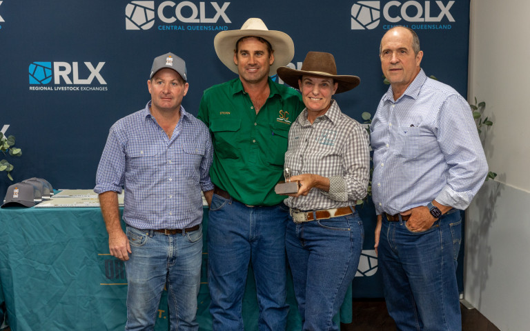 Simon Gleeson (CEO), Steven Farmer (President), Kerri McKenzie (K Team Droughtmasters), Gary Donaldson (Neil Donaldson's Brother)